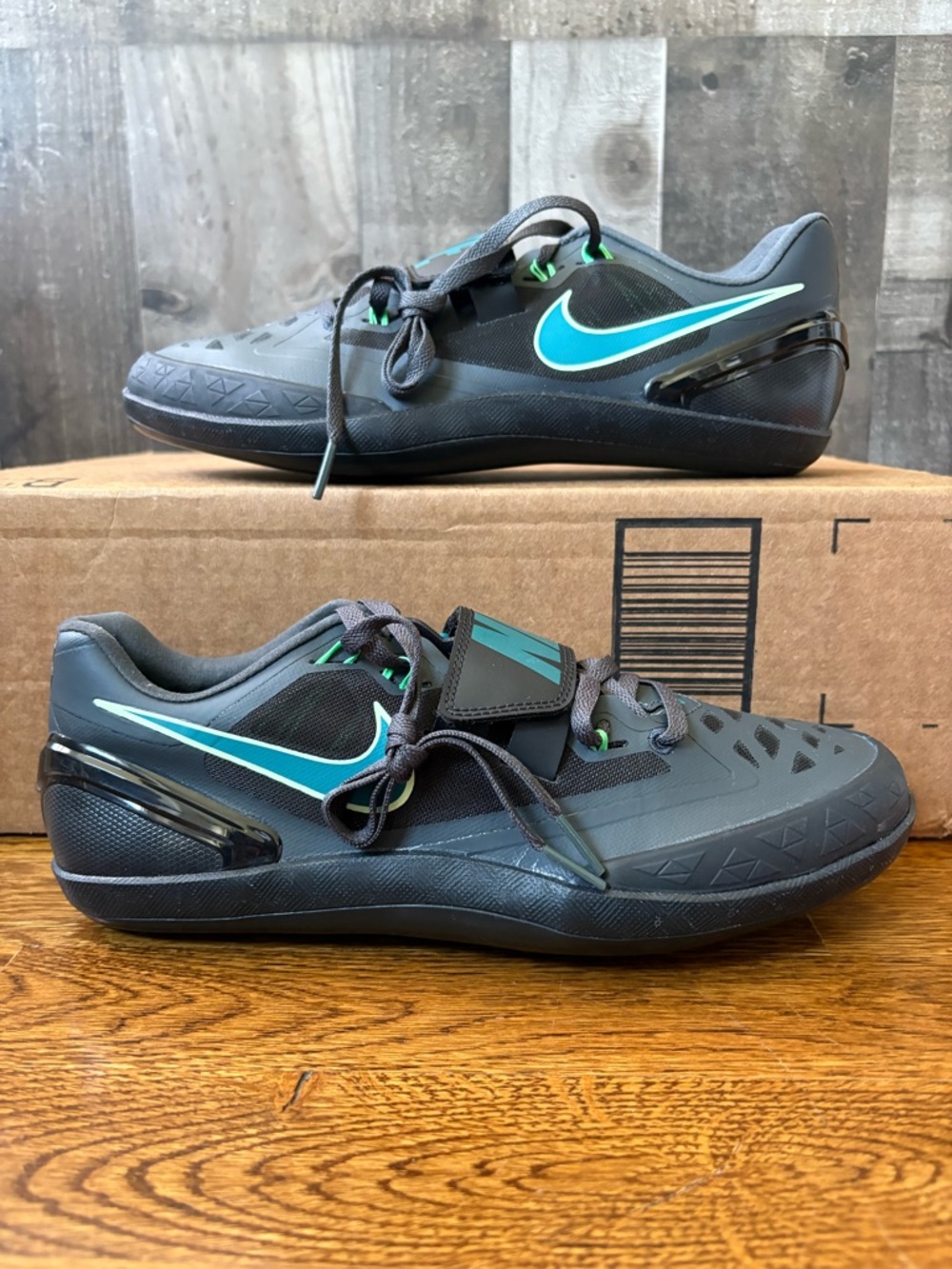 Nike Zoom Rotational 6 Anthracite Track Field Throwing Shoes Size